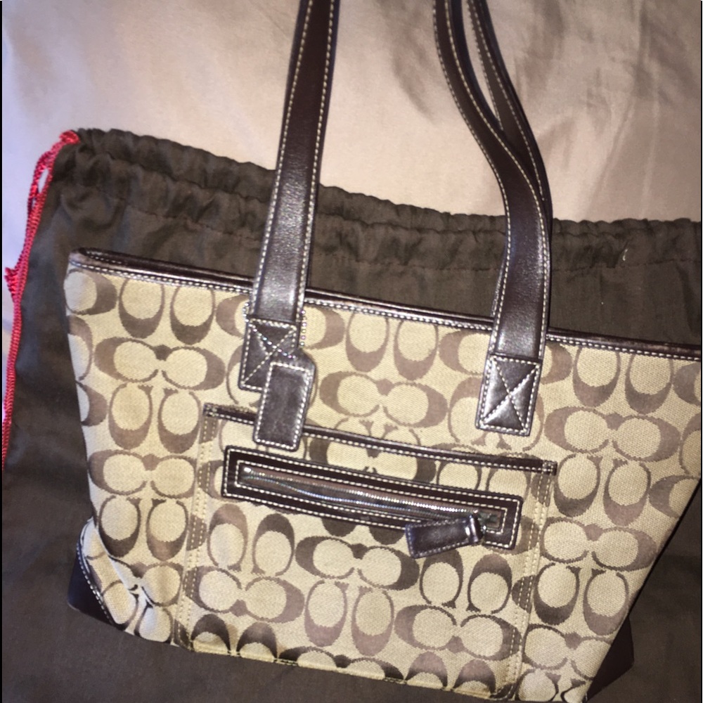 Vintage Coach small Tote